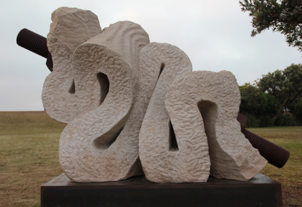This sculpture appeals to the geologist in me. Give me ocean and rock any day.